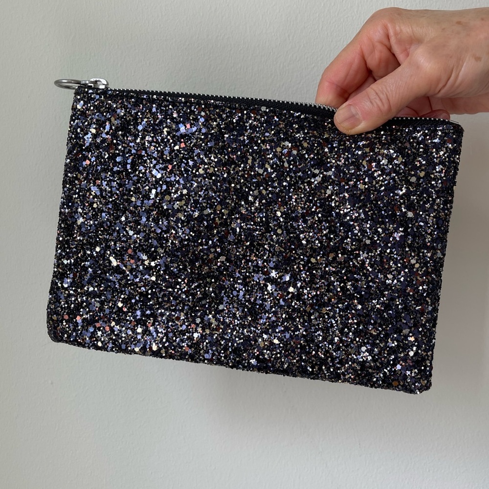 Madewell sparkling clutch NWT